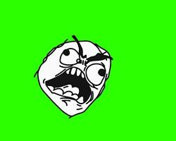 Troll Face Green Screen