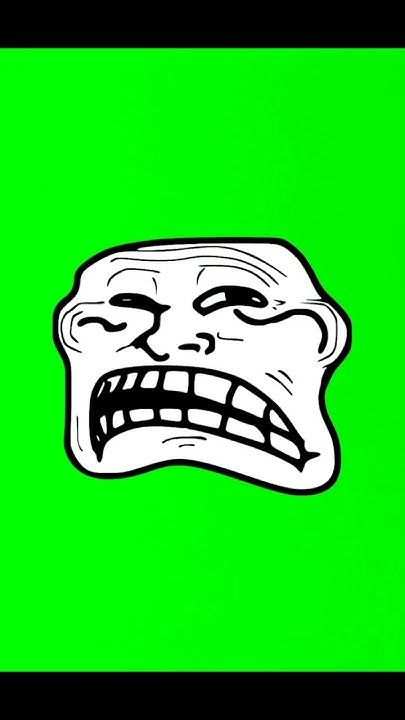 Troll Face Green Screen