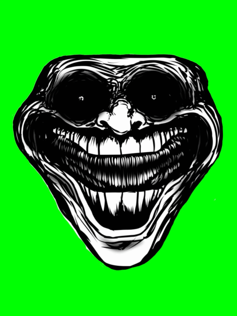 Troll Face Green Screen