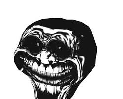 scary troll face