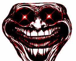 scary troll face