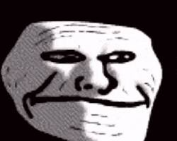scary troll face