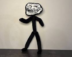 scary troll face