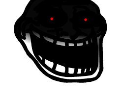 scary troll face