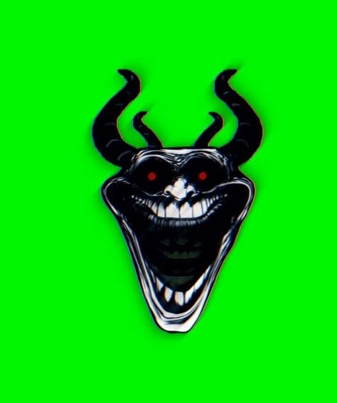 troll face green screen
